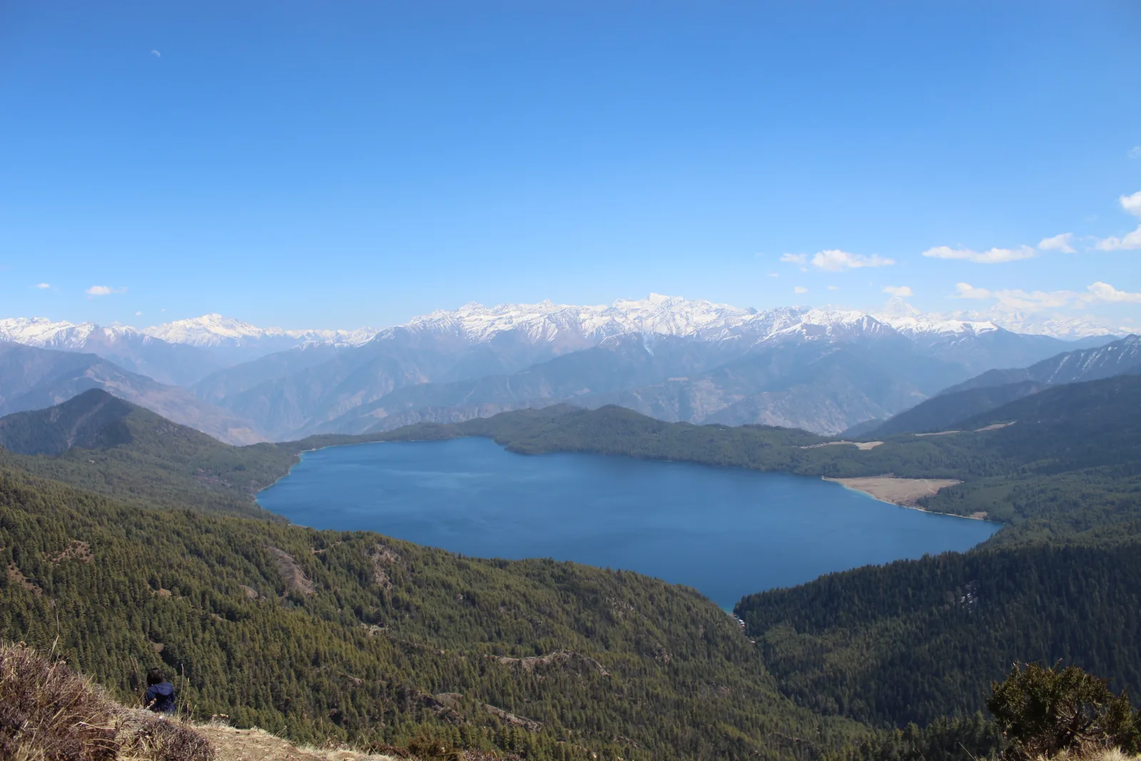 Lago Rara visto desde Murma Top