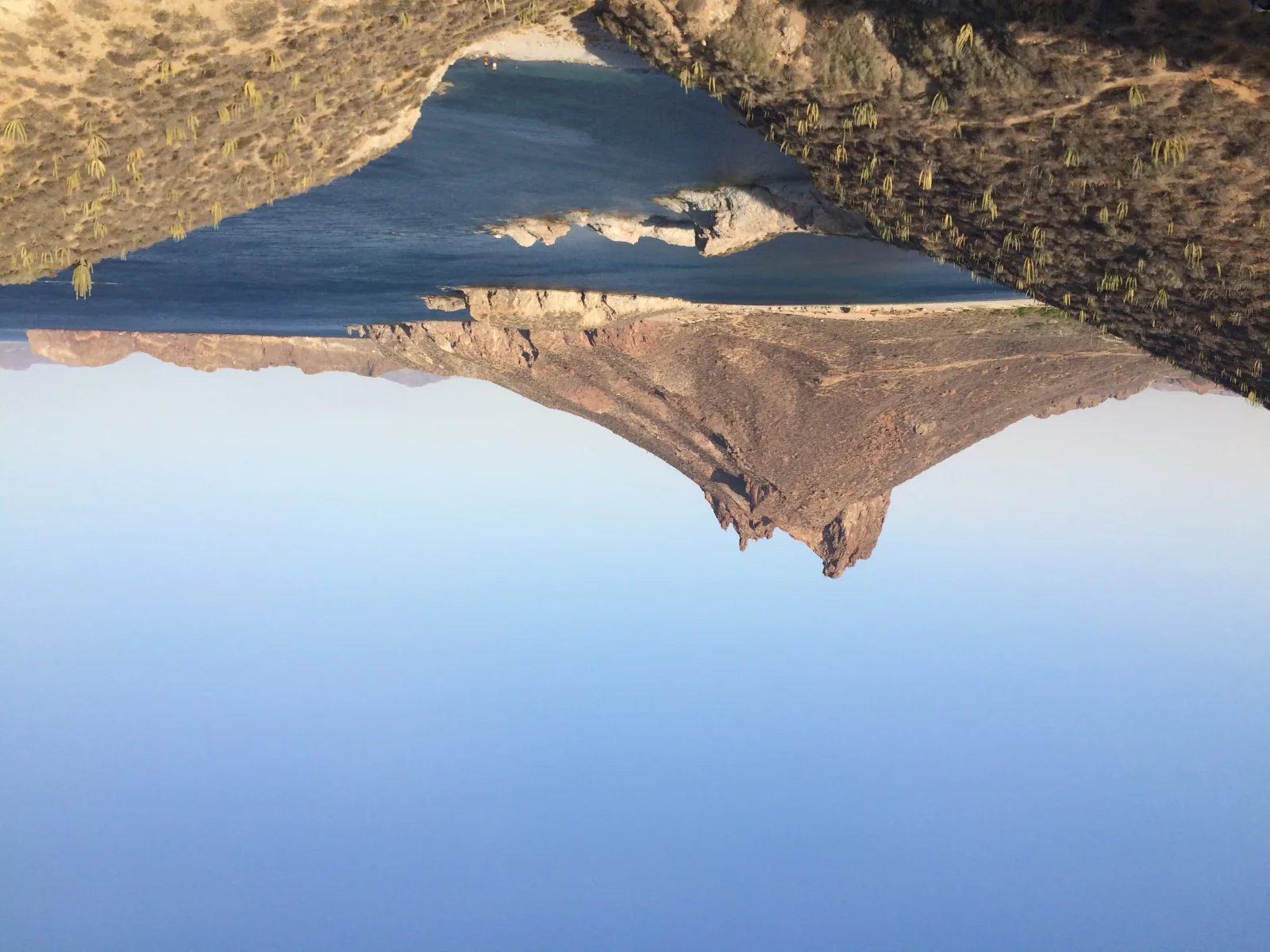 Cerro Tetakawi rises above the coast near San Carlos, Sonora.