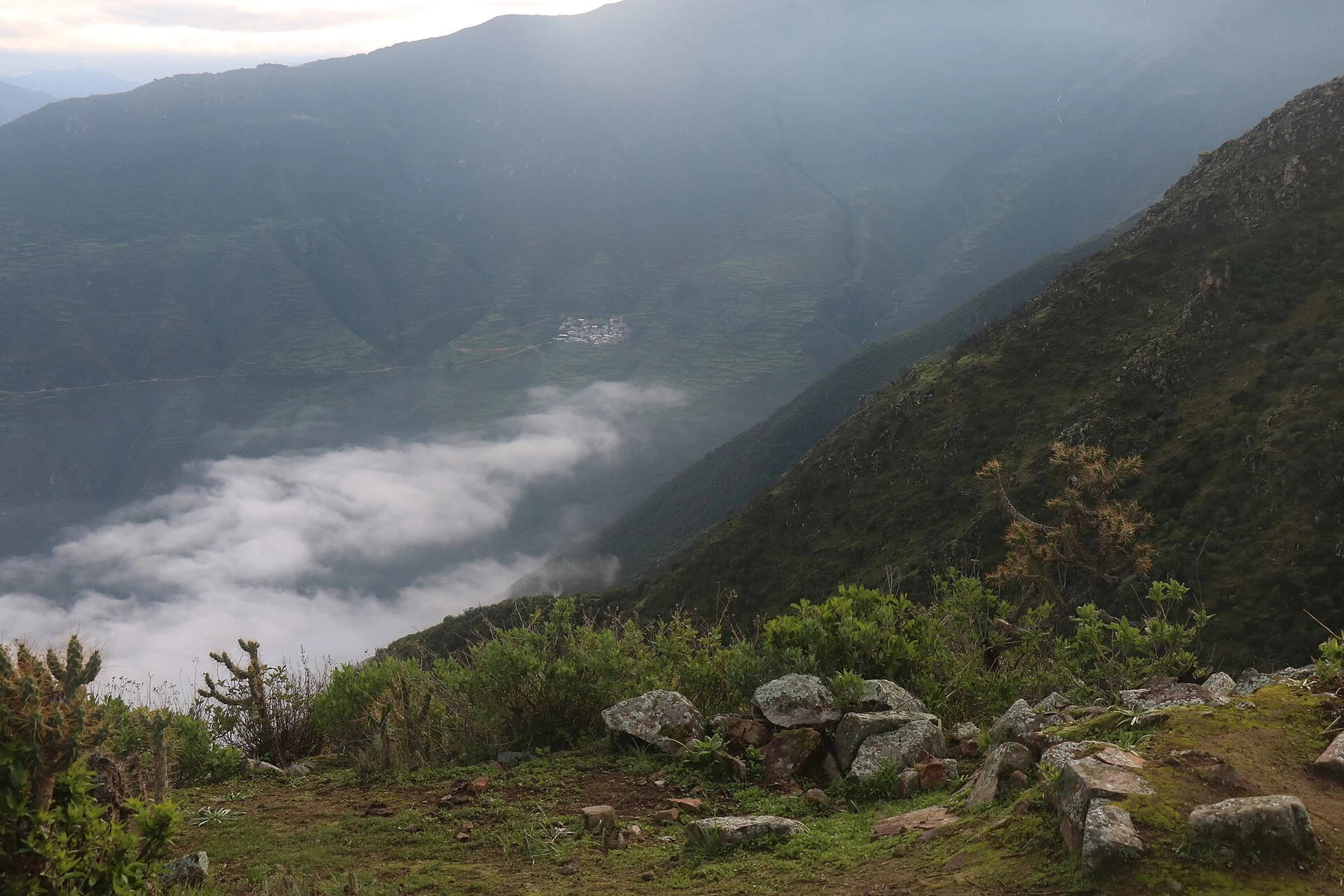 from Pampas to Rúpac in Peru.