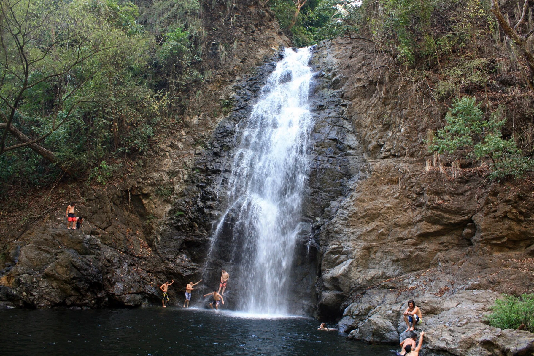 Montezuma Waterfall in Costa Rica.